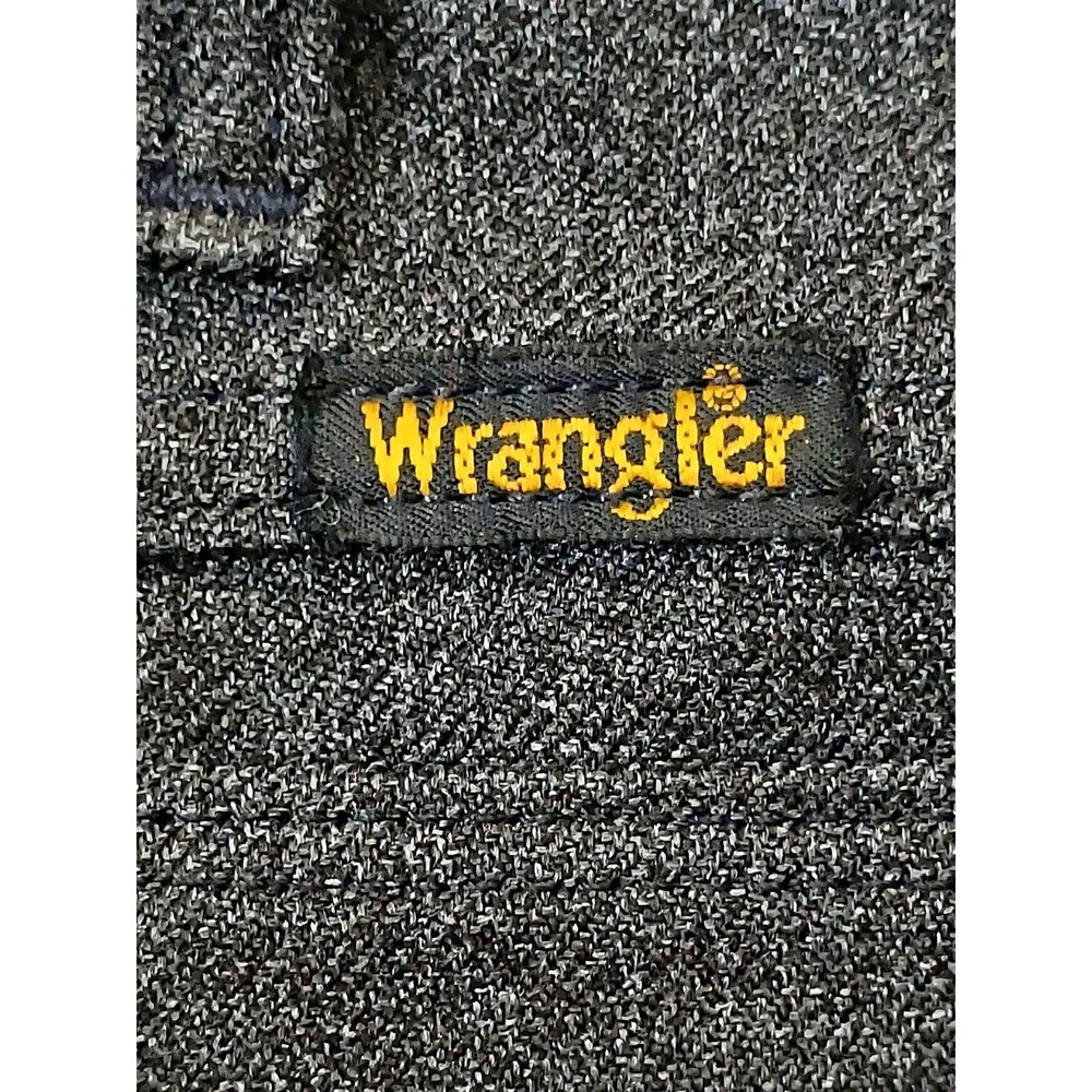 Vtg Wrangler Wrancher Dress Jeans Pants 34x29 Gray 82HK Poly - Boot Zipper - USA - Picture 4 of 11